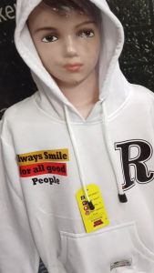 Hoodie Anak inisial usia 2-12 tahun Laki-laki - perempuan bisa Reques inisial A - Z Fashion santai