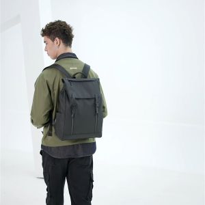 Techdoo Tas Ransel Laptop Pria Tas Punggung Sekolah Kerja Kuliah Backpack Besar Trendy TR439