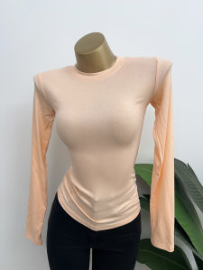 Comfortable Long Sleeve T-Shirt Basic Style Womens Clothing for Spring Spring 2024 New Arrival from Dongdaemun Station