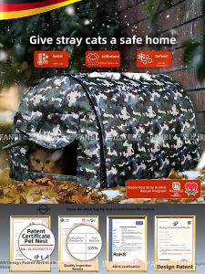 FANBI | Warm Secure Waterproof Cat House