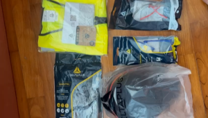 DELTA PLUS PPE KIT: SAFETY GLASSES GLOVES HV VEST BUMP CAP