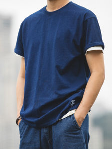 MADEN | Vintage Blue T-Shirt for Summer Men
