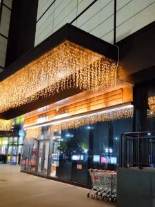 Hari Raya Decoration Lights 4M 96LED Light Strip 8 Modes Curtain Fairy Lights 2025 Hari Raya Decoration Festive Ramadan Lighting