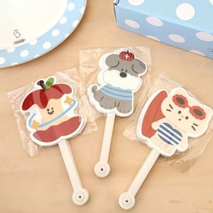 Cute Cartoon Special Shaped Folding Fan Summer Handheld Cooling Fan Tear Resistant Portable Hand Fan Portable Fan