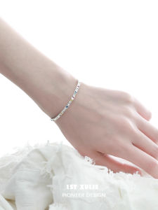1ST XULIE | Xích Tay Bạc Sterling Không Phai Đa Màu Zircon Thiết Kế Độc Đáo