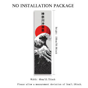 VIKAMA Japanese Oni Hannya Snake Tattoo Vertical Tapestry Vintage Oriental Art Wall Hanging for Bedroom Home Decor