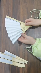 DIY Kipas Lipat / Kipas Kayu Polos / Kipas Tangan / Kipas Lukis