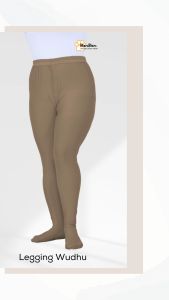 Legging wudhu kaoskaki dalaman gamis
