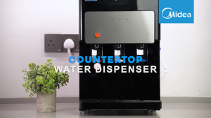 MIDEA Water Dispenser Tabletop Hot Normal Cold Desktop Water Purifier Midea 1674 / 2568 - Compressor Cooling - 4 Stages Antibacterial Filter (Halal Certified)