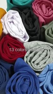 basic plain T-shirt for Men Round Neck Street Fashion Graphic T-Shirt Cotton Material Multiple Colors | HA240001