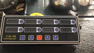 CAL-8B LCD Digital Clock Shaking Remind 8 Channel Digital Timer Kitchen Cooking