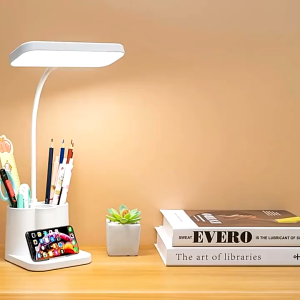 ✅100% Original UME USB Rechargeable Lamp Shade LED Desk Lamp With Pen Holder Study Light For Bedroom Dim