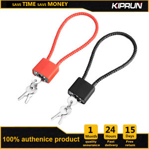 KIPRUN Cable Lock 38cm Luggage Wire Locks With 3 Keys Waterproof Zinc Alloy Padlock For Door Suitcase Bag Helmet Cabinet Locker