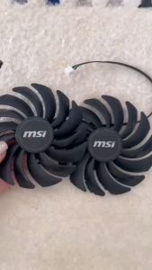 (ของใหม่)พัดลมระบายความร้อนการ์ดจอ MSI 2070 2070super <95 mm> ( 1คู่ สายแยกจากกัน ) (พร้อมส่ง)