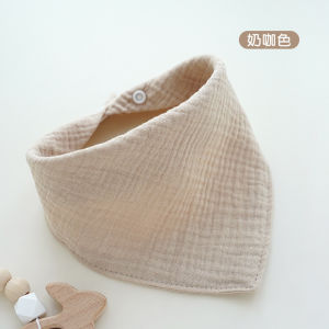 Ultra Soft Pure Cotton Baby Bibs Triangle Scarf Anti-Vomit Milk Towel Autumn Winter Newborn Childrens Feeding Drape Neck Warmer