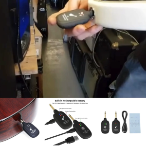 PUCUK KEEP MOTION UHF Jack gitar anti noice Wireless listrik akustik UHF Gitar Transmitter Receiver