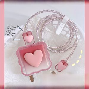 Honor 200 pro Data Cable Protection Cover Honor 200 Charger Protection Cover 100W Charging Cable Protection Case TPU Material Cartoon Style