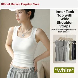 MiiOW | Wide Strap Camisole Cover Underarm Bulges Innerwear Outerwear