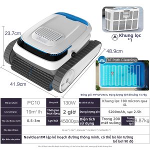 Poolmate | Robot Làm Sạch Hồ Bơi Tự Động Có Bộ Lọc