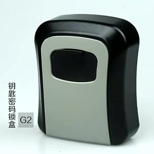 Portable Key Safe Box 4 Digits Password Key Storage Locker For AirBnb Organizer Homestay Guest Peti Kunci Selamat