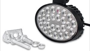 50W 4 inch Oval Agricultural Vehicle LED Spotlight Off-road Vehicle Modified Auxiliary Light 12V-60V Flood Beam Motorcycle Light