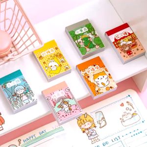 Set 50 Miếng Dán Trang Trí Sổ Lưu Niệm Họa Tiết Dễ Thương Xinh Xắn ESTLA