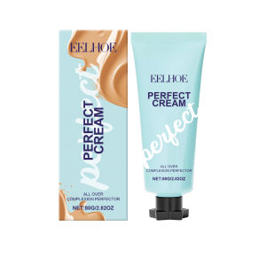 EELHOE Natural Concealer Skin Brightening Cream Lightweight and Delicate Natural Concealer Effect fresh Nude Plain Makeup Style High Coverage Waterproof Oil Control Moisturizing Long Lasting Concealer Professional Face Makeup