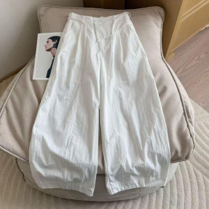 YIQINGDAI | Comfortable Slimming Trousers Straight Leg Cropped Pants