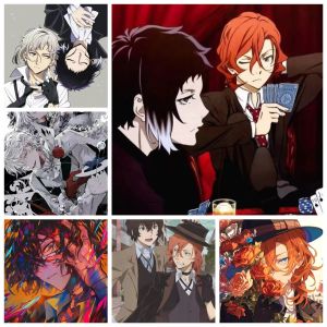 Bungo Stray Dogs Dazai Chuuya Diamond Painting Mosaic Handmade Art Exquisite Creative Gift Home Decor