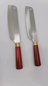 Dao Thái Thịt Thái rau củ quả  trái cây Dụng cụ nhà bếp  Cán Gỗ ( 35cm ) MS 033.