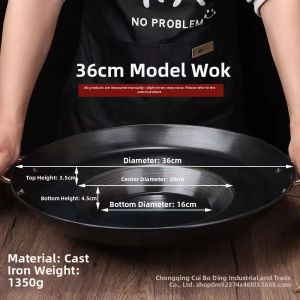 Pan for Pancakes and Potatoes Fryer Concave Pan
