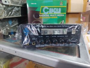 Kit Rangkaian speaker aktif PMPO1400watt  dengan tempat multimedia player dilengkapi dengan input Mic  dan extra subwoffer