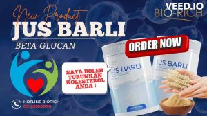 SERBUK PRA-CAMPUR JUS BARLI BIORICH 300GRAM