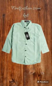 kemeja polos anak usia 1-14 thn lengan panjang murah berkualitas