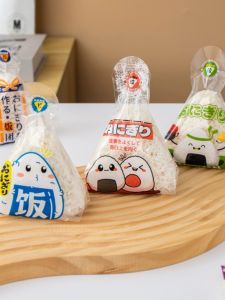 Fog-Proof Triangle Rice Ball Packaging Bag Seaweed Sushi DIY Bag Microwave Heating Food Grade Baking Tools Pastry Packaging Box