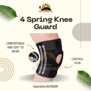 4 Spring Knee Guard Knee Pad Support Pelindung Lutut