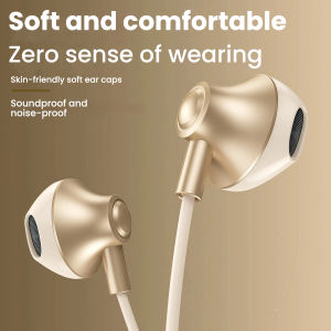 A07 Type C Digital Chip Fully Compatible With Ceramic Speakers HiFi Soundproof Heavy Bass In-Ear Wired Headphones 14 15 16 Pro