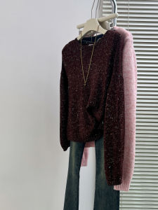 QINGNAER | Casual Chic Retro Easy-to-Match Sweater
