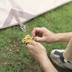 MLADEN 4M Camping Thick Reflecitive Paracord Rope Flysheet Tarp Tent Camp Wind Rope Clothesline