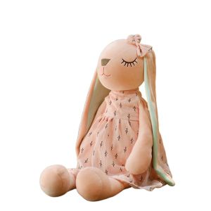 Gấu Bông Thỏ Ngủ Dễ Thương 35CM/14inch Đồ Chơi Nhồi Bông Cho Trẻ Em Chất Liệu Bông PP Dành Cho Cả Bé Trai Và Bé Gái Độ Tuổi 3-6 Tuổi