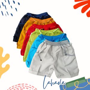 Celana pendek anak perempuan laki laki 1-5 tahun hotpants candypant canvas