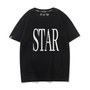 Áo Thun Nữ Tay Ngắn Dáng Rộng Mùa Hè 2025 Phong Cách Hip Hop in Chữ Cổ Tròn Tay Ngắn Thường Ngày Bằng Cotton Thoáng Khí