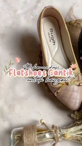 Flatshoes CLARINE Wanita - Sepatu Sandal Balet Wanita Pita 8 Sol Karet NonSlip