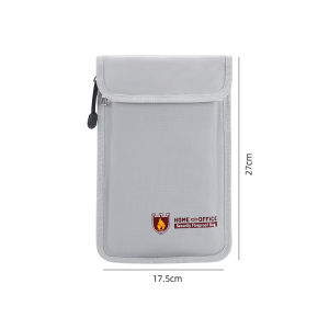 Fireproof Document Bag Waterproof Sealed Storage Pouch for Business And Home Use Archive File Sealable Moisture Proof