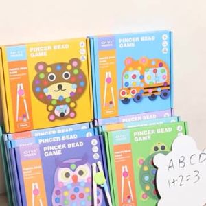 Clip Beads Color Classification Matching Toy Logic Concentration Fine Motor Training Game Montessori Educational Toys For Kids