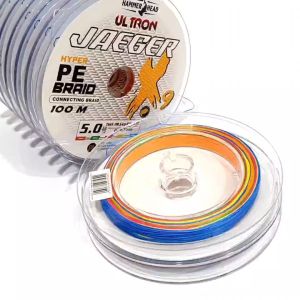 Hammerhead Senar PE Ultron Jaeger X9 100 Meter Connecting Multi Color New Braiding Japan Tecnology
