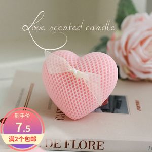 Korean Style Cute 3D 3D Heart Shaped Love Shape Aromatherapy Candle Romantic Valentines Day Special Love Hand Gift