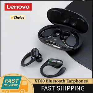 Lenovo | Lenovo thinkplus Earphone XT80 Wireless Bluetooth Sport Noise Reduction Earbuds HiFi Stereo Game Music Headphones Long Standby
