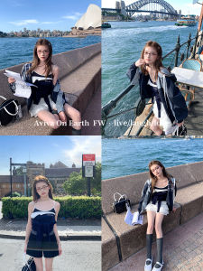 Elegant Womens Sleeveless Tank Top And Bottom Set High-End Feelings Spring Summer Fashion Inner Wear Cotton Polyester Blend
