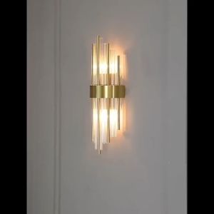 Retail and wholesale Crystal Bracket Light Living Room Post -Modern Luxury Corridor Bedroom Wall Lamp